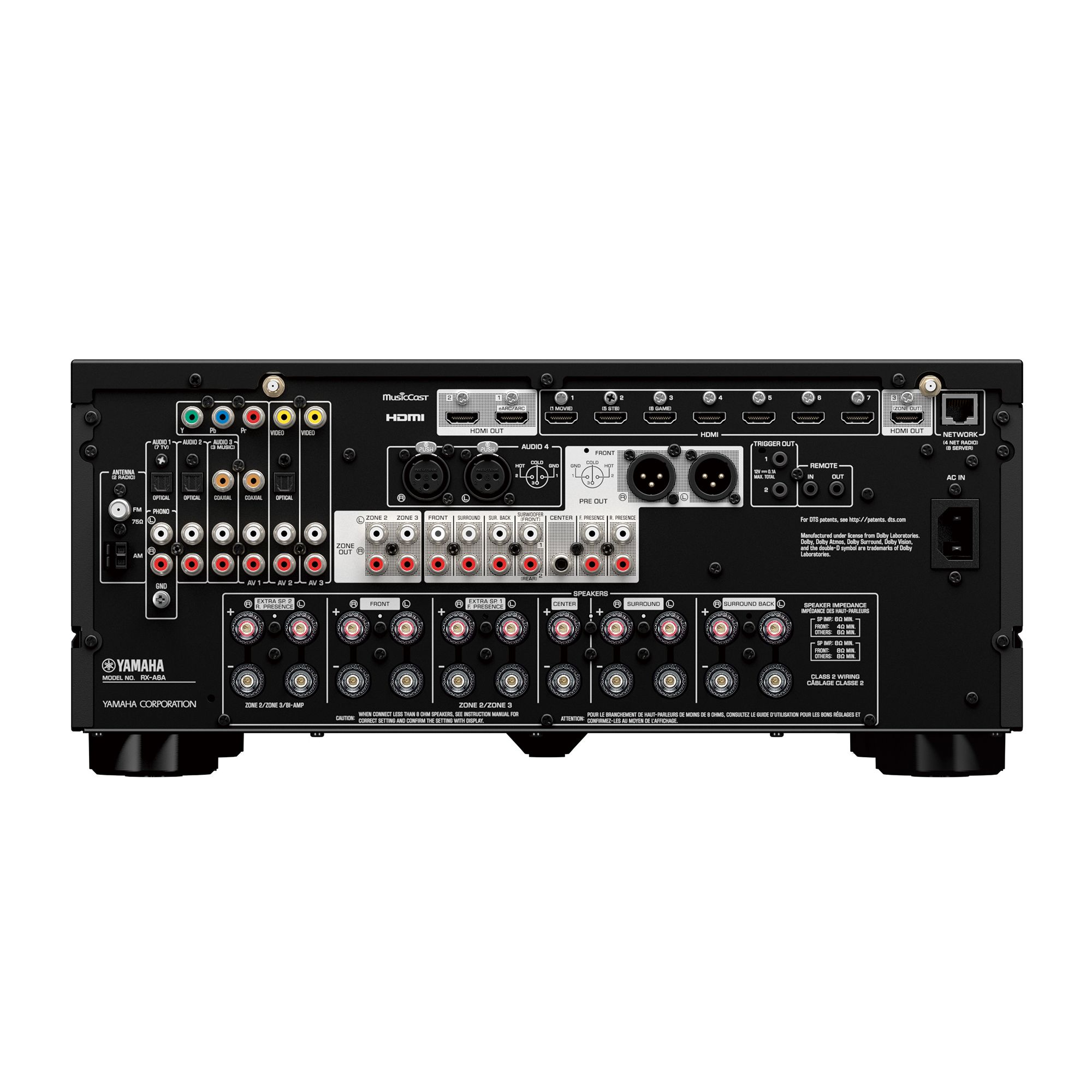 Yamaha rxa6a receptor 9.2 canales
